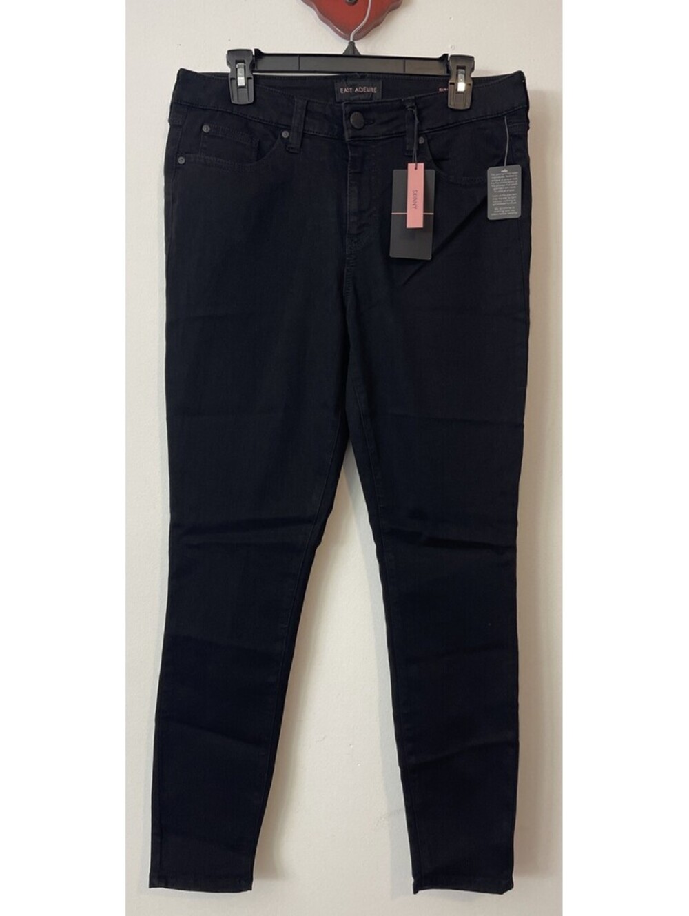 East Adeline Womens Size 14 Black Stretchy Skinny Denim Jegging Jeans NWT! A6274